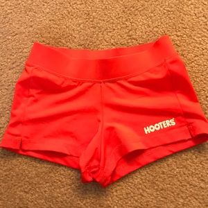 Hooters orange shorts XXS